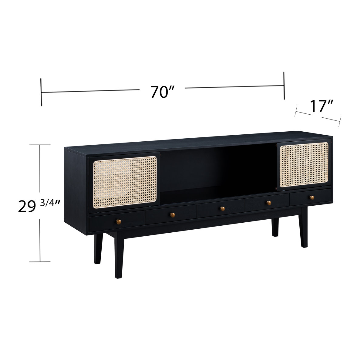 AllModern Gabe TV Stand for TVs up to 70" & Reviews Wayfair